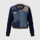 Desigual Γυναικείο Denim Bomber Jacket με Πλεκτά Μανίκια / Pre-Owned